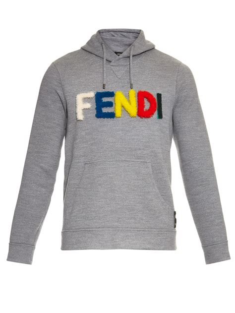 fendi sweater - mens|fendi men's gray pullover hoodie.